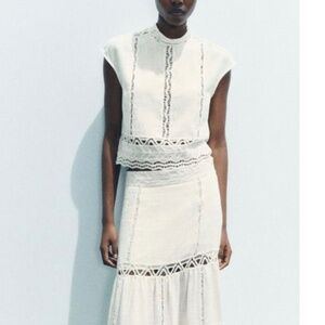 Zara CROCHET TOP ZW COLLECTION